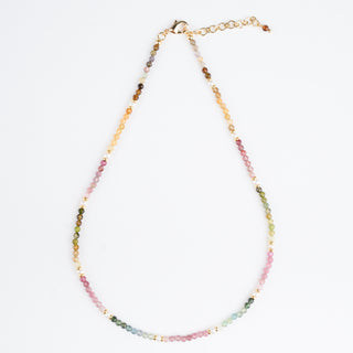 FULL TOURMALINE NECKLACE WITH PEARLS