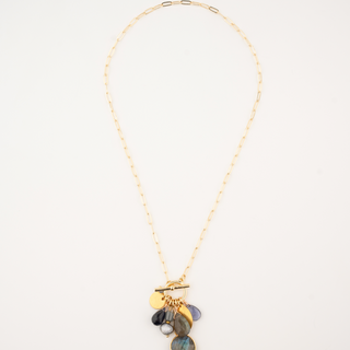 FOB CHARM NECKLACE - GOLD