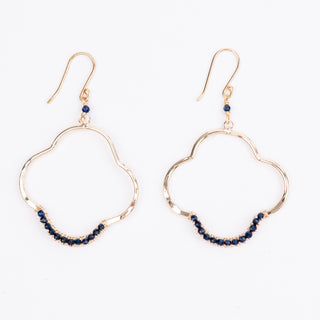 SMALL FLEUR WRAPPED EARRINGS