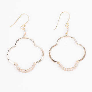 SMALL FLEUR WRAPPED EARRINGS