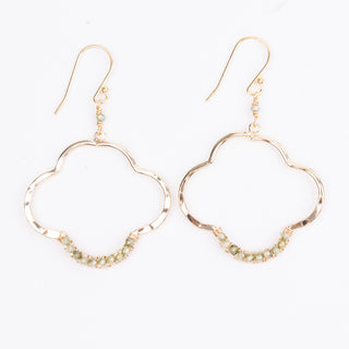 SMALL FLEUR WRAPPED EARRINGS