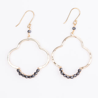 SMALL FLEUR WRAPPED EARRINGS