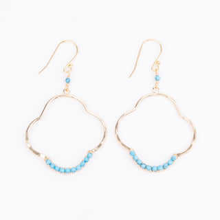 SMALL FLEUR WRAPPED EARRINGS