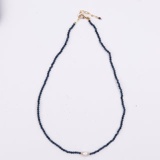 FULL GEM WITH PEARL NECKLACE