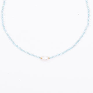 FULL GEM WITH PEARL NECKLACE