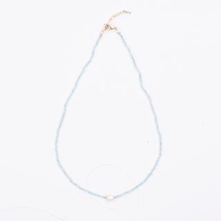 FULL GEM WITH PEARL NECKLACE