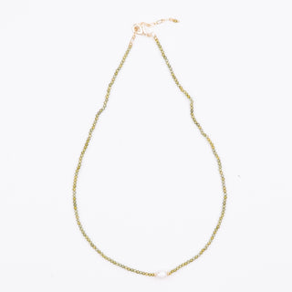 FULL GEM WITH PEARL NECKLACE