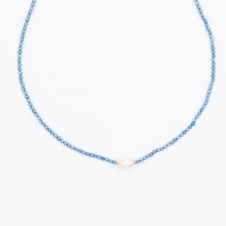 FULL GEM WITH PEARL NECKLACE