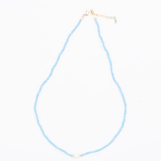 FULL GEM WITH PEARL NECKLACE