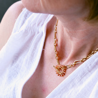 CHAMPAGNE FOB NECKLACE