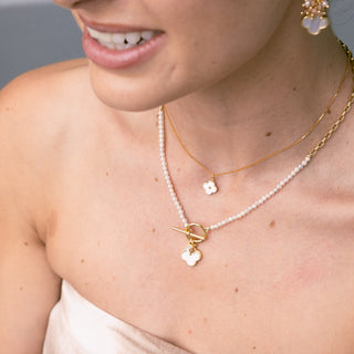 BABY FLEUR GOLD NECKLACE