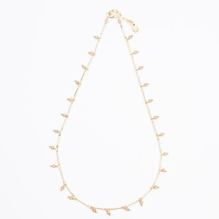 LOG CHAIN CHAMPAGNE NECKLACE