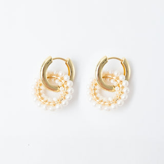 FRESHWATER PEARL DOUBLE WRAPPED CHARM