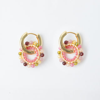 TOURMALINE DOUBLE WRAPPED CHARM