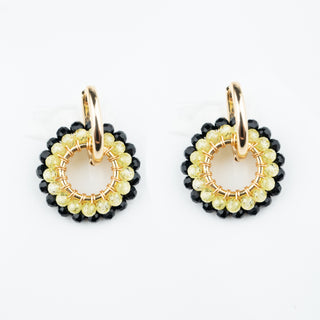 GEM RING CHARMS - LEMON QUARTZ