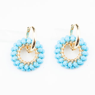 GEM RING CHARMS - TURQUOISE