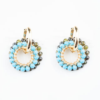 GEM RING CHARMS - TURQUOISE