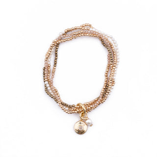 GOLD CHAMPAGNE HAYLEY BRACELET