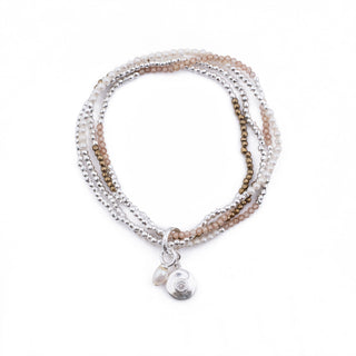 SILVER CHAMPAGNE HAYLEY BRACELET