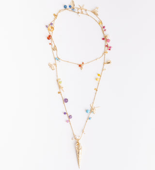 SHELL ISLAND CHARM NECKLACE