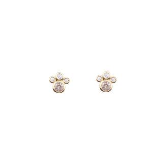 GOLD PAW STUDS