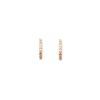 THIN GOLD CZ HUGGIES