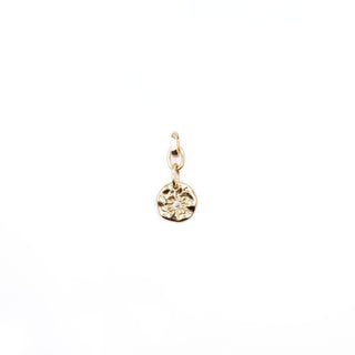 GOLD STAR COIN LONG CHARM