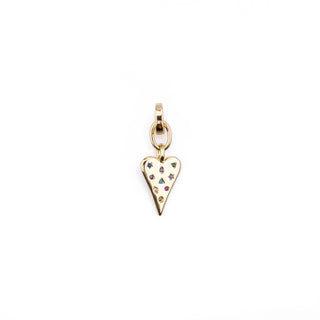 GOLD HEART LONG CHARM