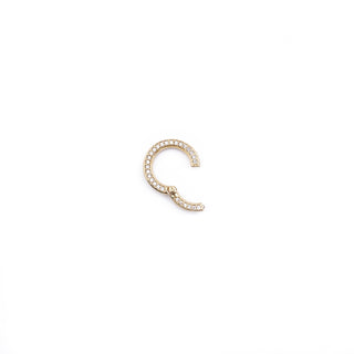 GOLD CUBIC ZIRCONIA LOOP