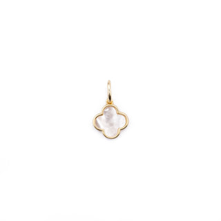 GOLD LARGE FLEUR SHORT CHARM
