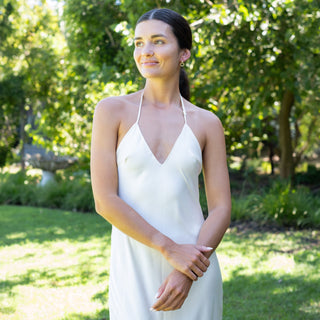 GOLD FORWARD FACING CUBIC ZIRCONIA HUGGIES