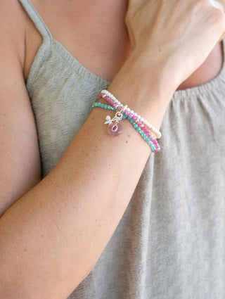 MULTICOLOUR TRIPLE STRETCH BRACELET