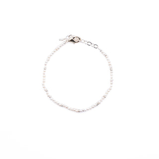 SILVER FULL PEARL BRACELET