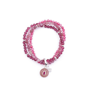 FUCHSIA TRIPLE STRETCH BRACELET