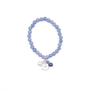 PERIWINKLE BLUE JADE BRACELET