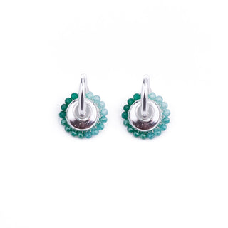 GREEN OMBRE JADE LORAN EARRINGS