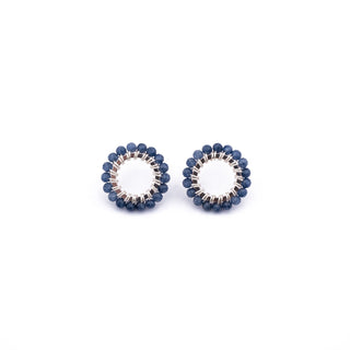 IOLITE ROUND STUDS