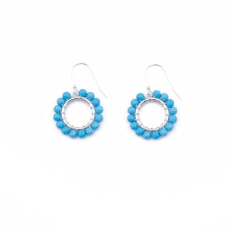 TURQUOISE GEM RING EARRINGS