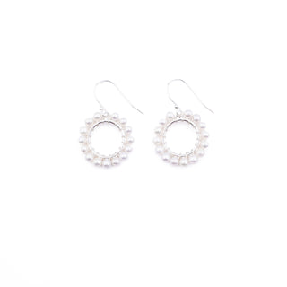 FRESHWATER PEARL RING EARRINGS