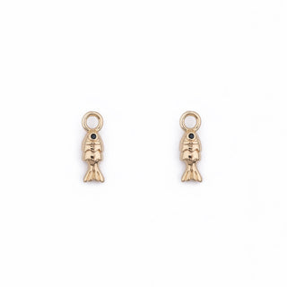 GOLD FISH HUGGIE CHARM