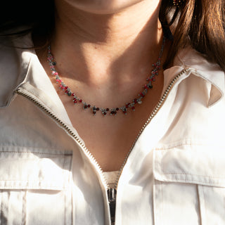 OMBRE CLUSTER NECKLACE