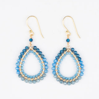 BLOCK WRAPPED EARRINGS