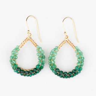 MESSY TEARDROP EARRINGS