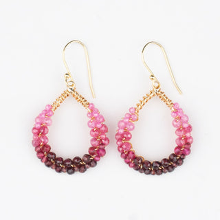 MESSY TEARDROP EARRINGS