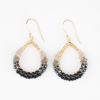 MESSY TEARDROP EARRINGS