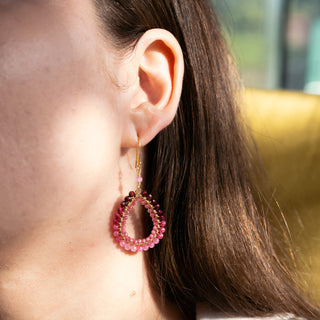 BLOCK WRAPPED EARRINGS