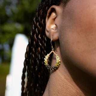 MESSY TEARDROP EARRINGS