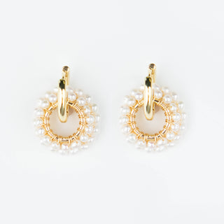 DOUBLE PEARL EARRINGS