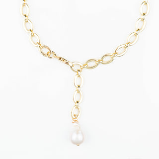 CHUNKY BAROQUE PEARL NECKLACE