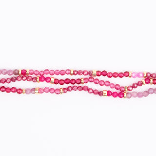 PINK GARNET AVA BRACELET